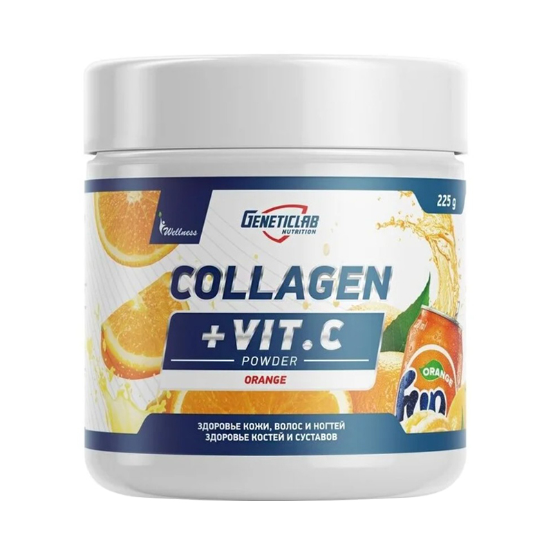 Geneticlab Collagen + Vit.C Апельсин 225 г