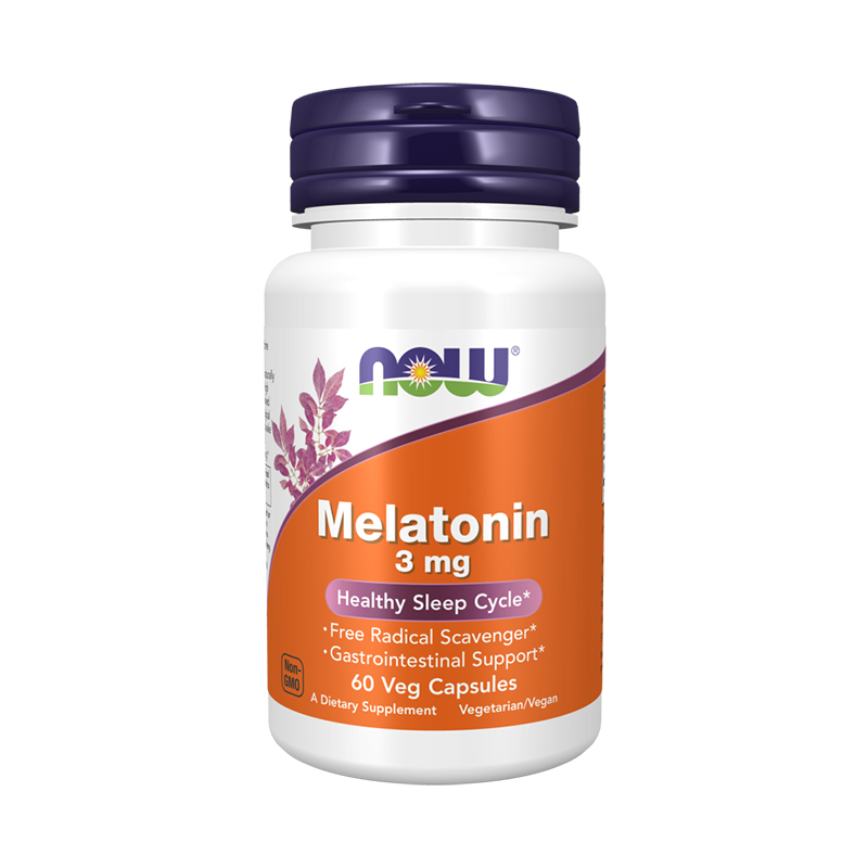 NOW Melatonin 3 mg 60 капсул