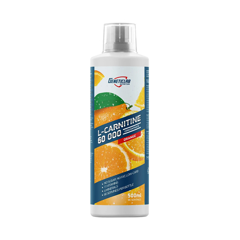 Geneticlab L-Carnitine 60000 Апельсин 500 мл