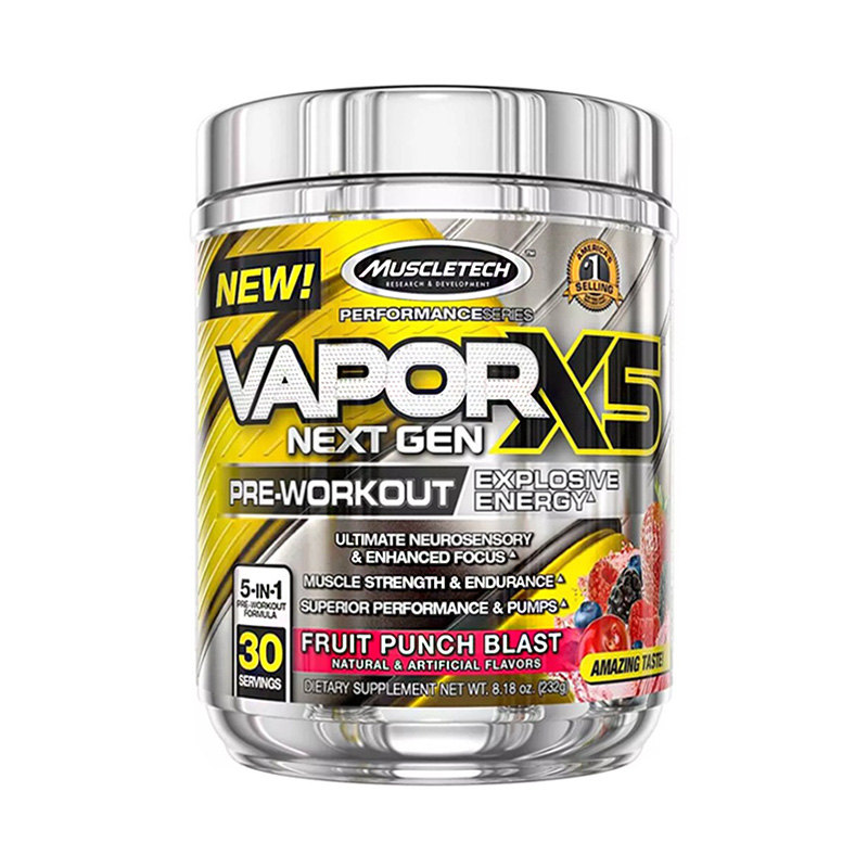 MuscleTech Vapor X5 Next Gen Фруктовый пунш 263 г