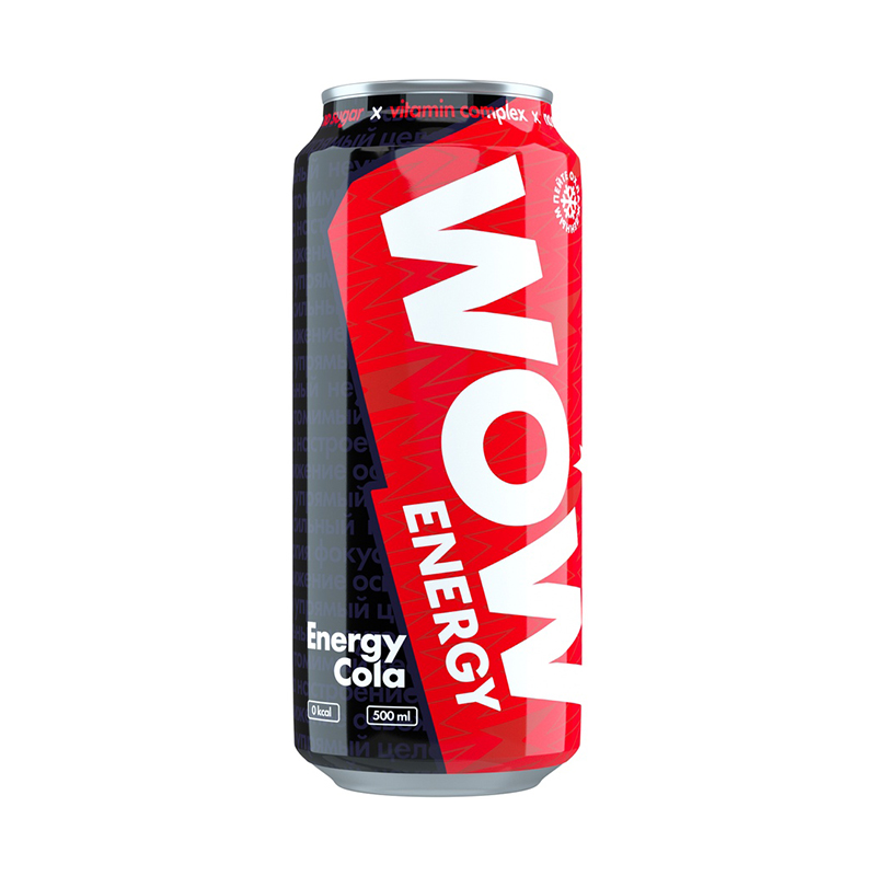 WOW Energy Drinks Energy Cola 500 мл