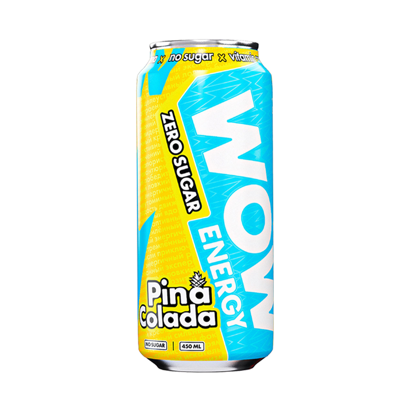 WOW Energy Drinks Pina Colada 500 мл