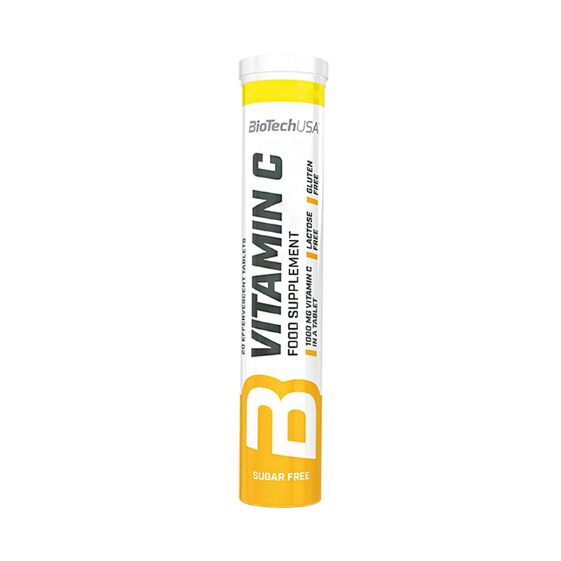 BioTechUSA Vitamin C Effervescent Лимон 20 таблеток