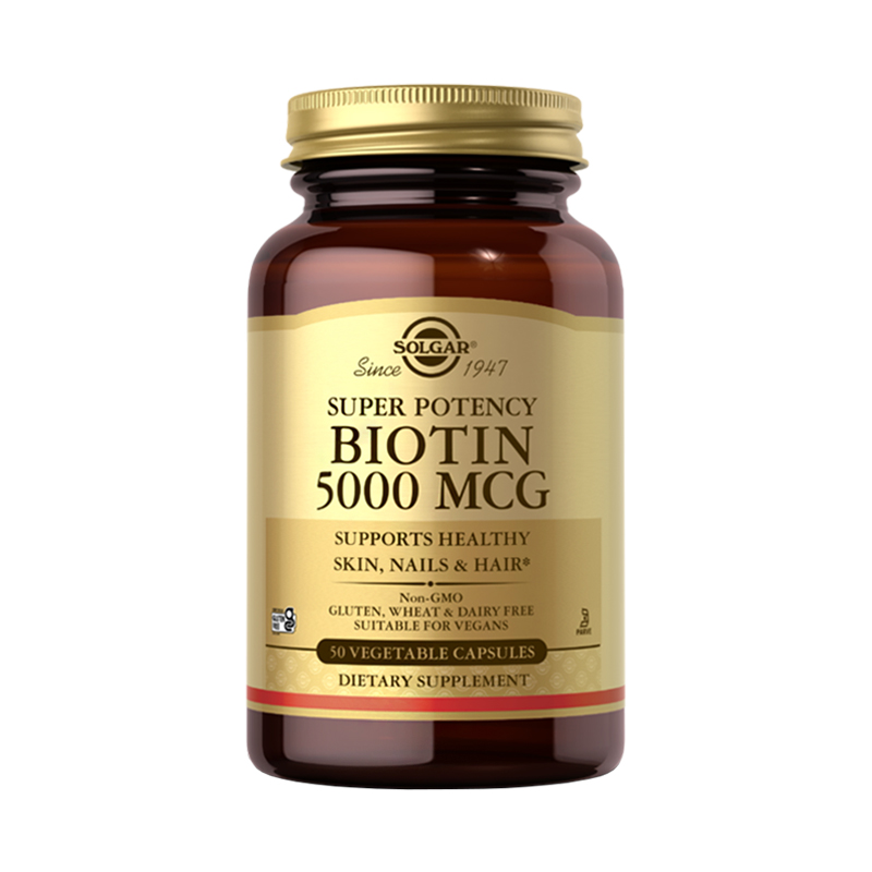 Solgar Biotin 5000 mcg 50 капсул