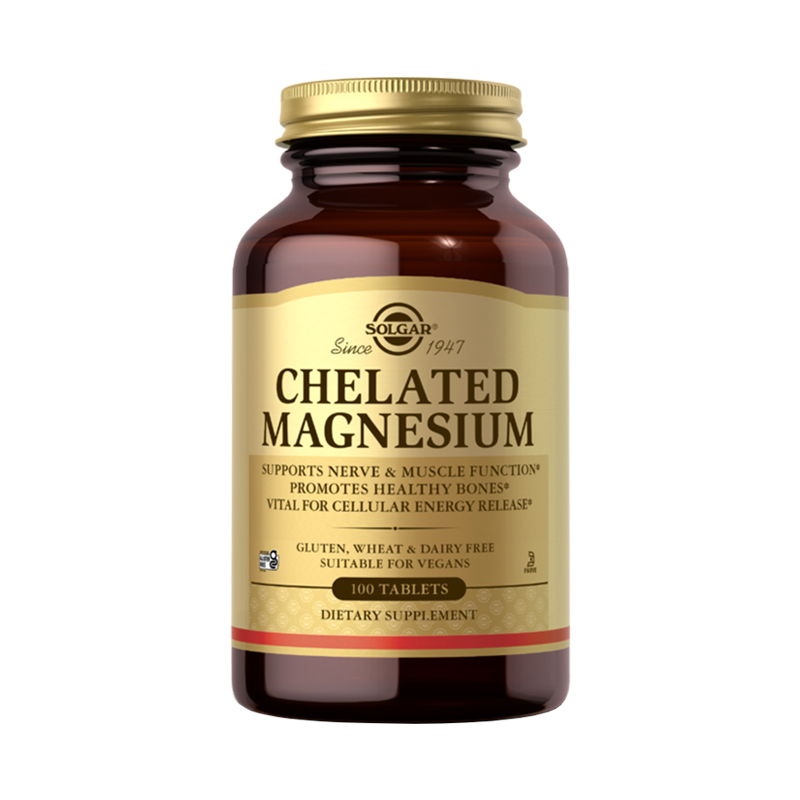 Solgar Chelated Magnesium 100 таблеток