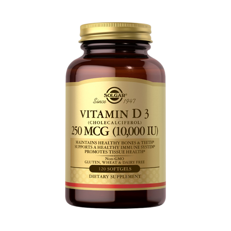 Solgar Vitamin D3 10000 IU 120 капсул