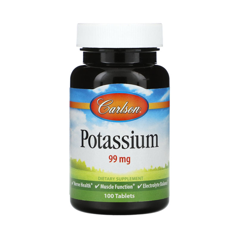 Carlson Labs Potassium 99 mg 100 таблеток