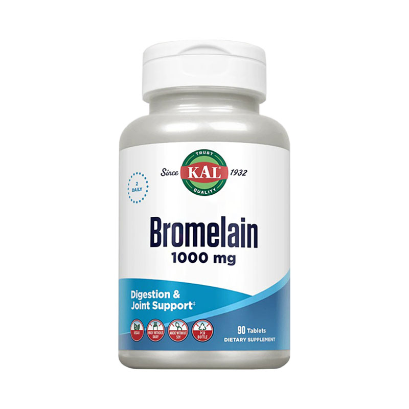 KAL Bromelain 1000 mg 90 таблеток