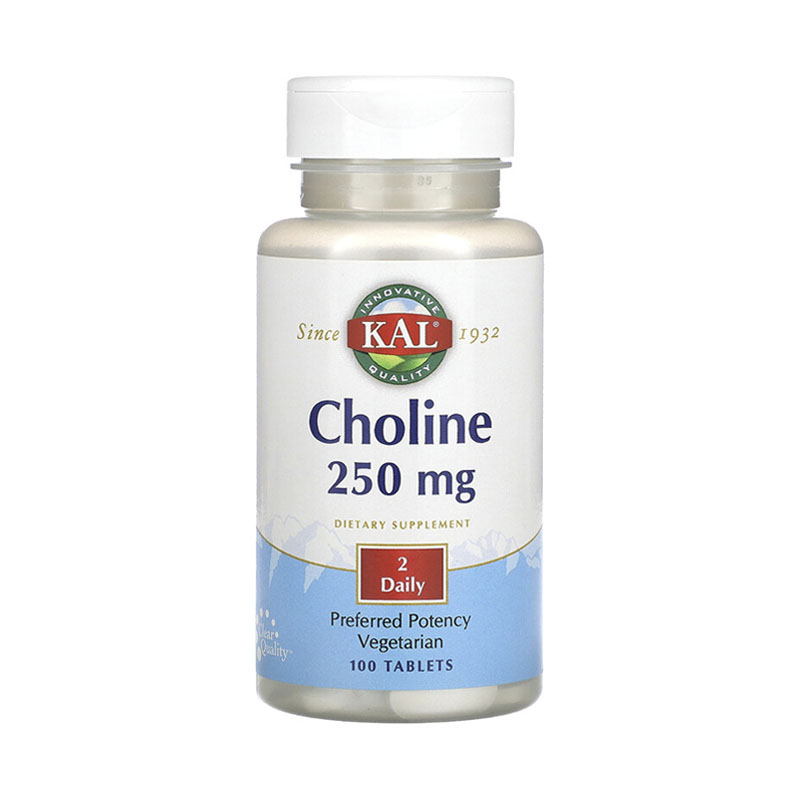 KAL Choline 250 mg 100 таблеток