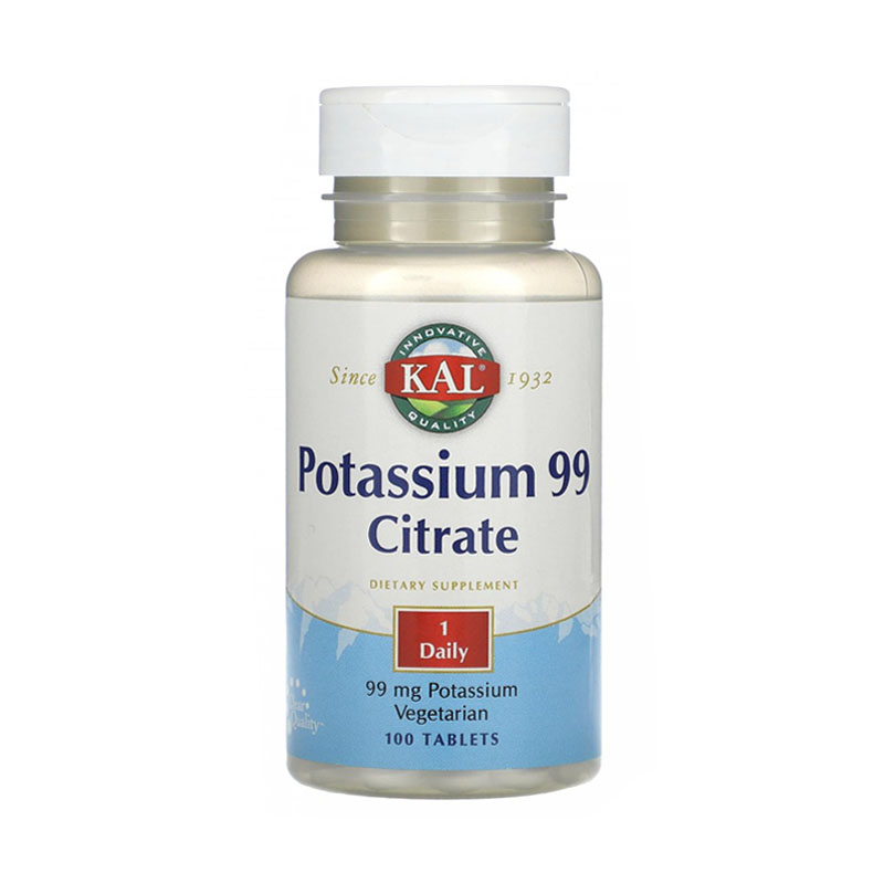 KAL Potassium 99 Citrate 100 таблеток