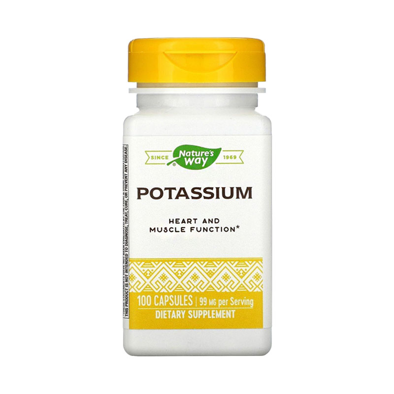 Nature's Way Potassium 100 капсул