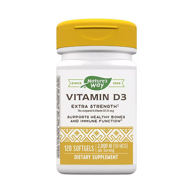 Nature's Way Vitamin D3 Extra Strength 120 капсул