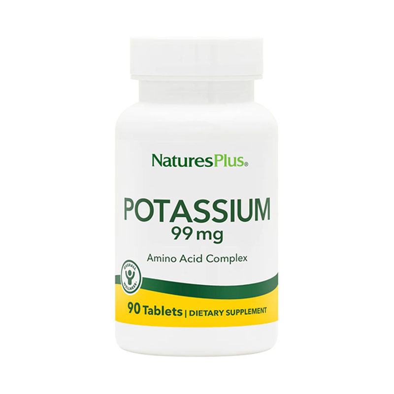 NaturesPlus Potassium 99 mg 90 таблеток