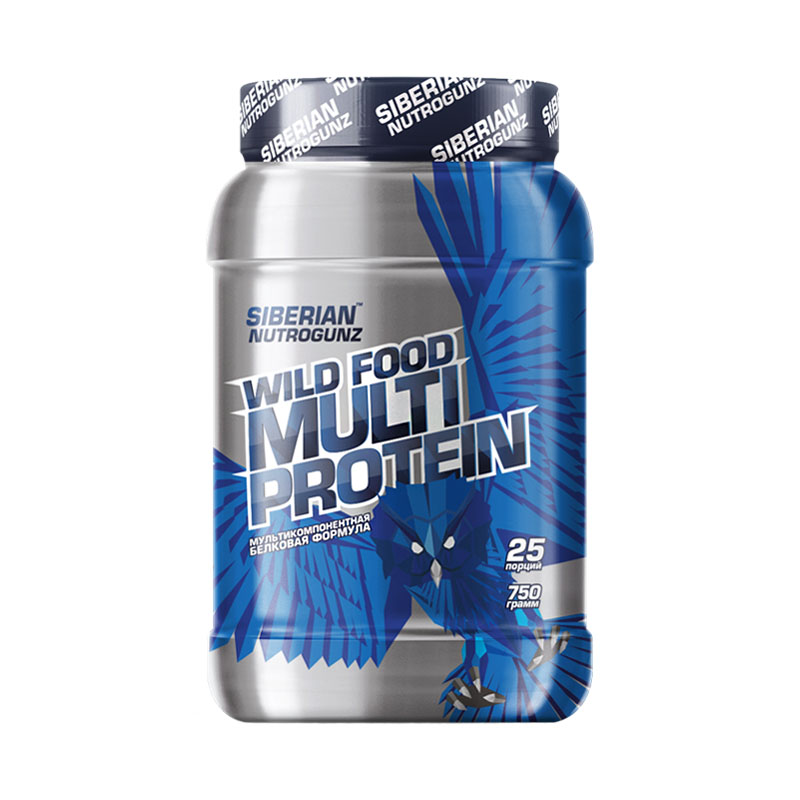 Siberian Nutrogunz Wild Food Multi Protein Ванильный пломбир 750 г