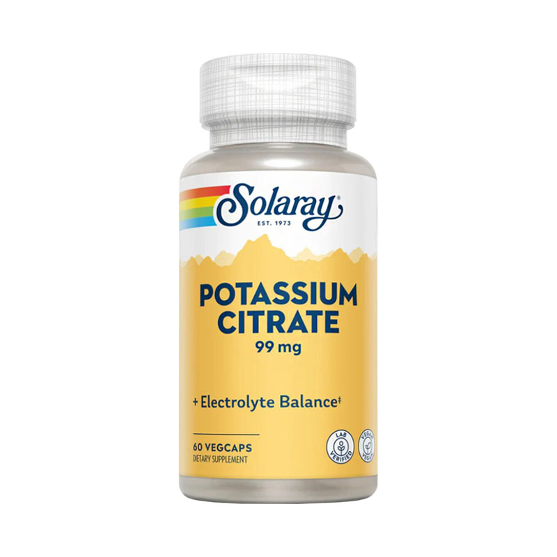 Solaray Potassium Citrate 99 mg 60 капсул