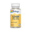 Solaray Vitamin D3 + K2 60 капсул