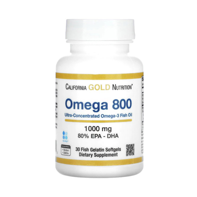 California Gold Nutrition Omega 800 30 капсул