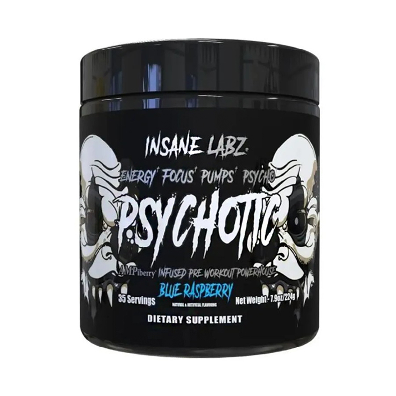 Insane Labz Psychotic Black Голубой пунш 220 г