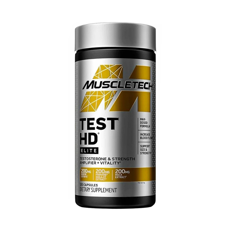MuscleTech Test HD Elite 120 капсул