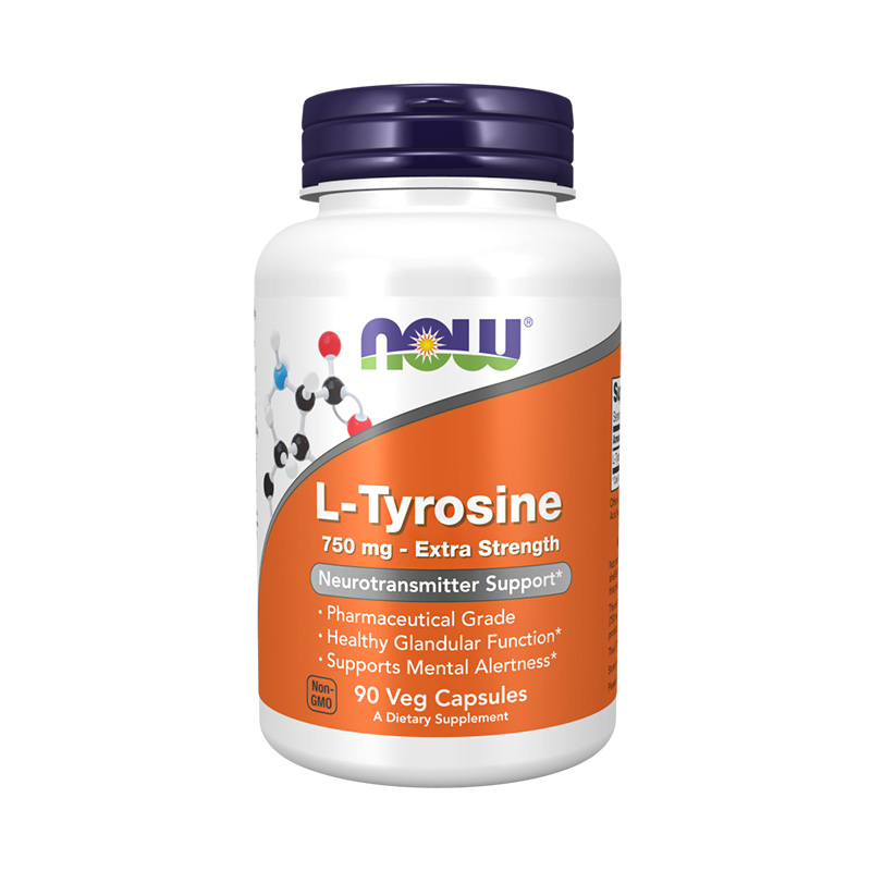 NOW L-Tyrosine 750 mg 90 капсул
