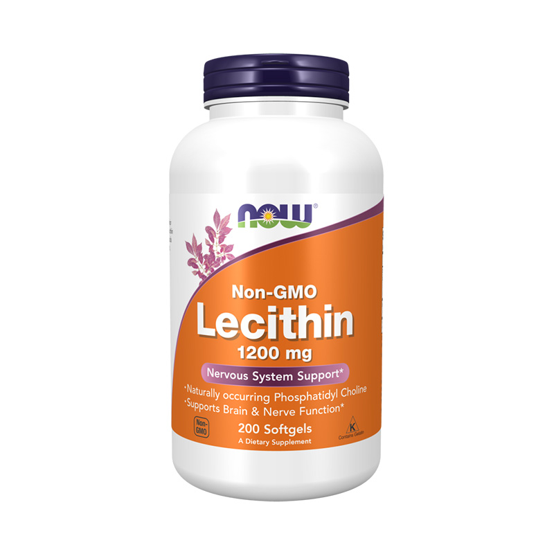 NOW Lecithin 1200 mg 200 капсул