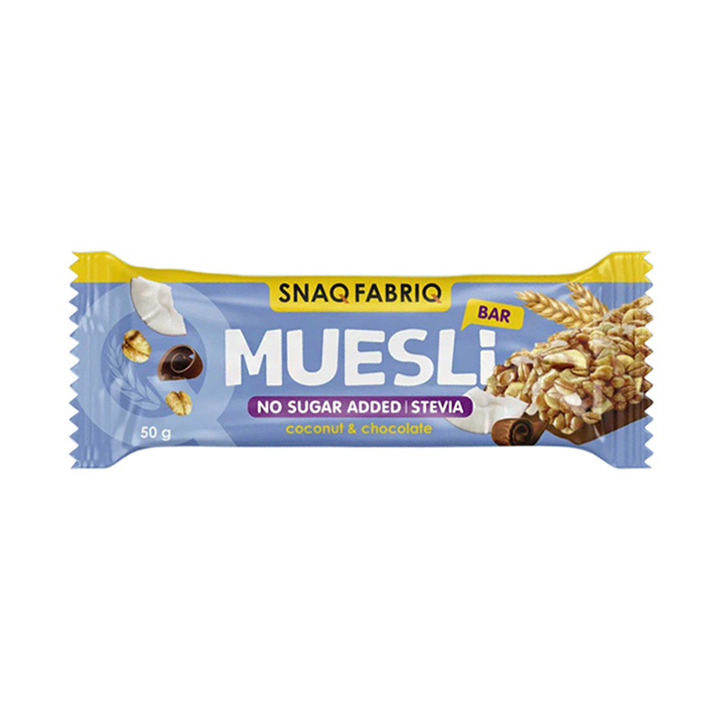 Snaq Fabriq Батончик Muesli Кокос в шоколаде 50 г
