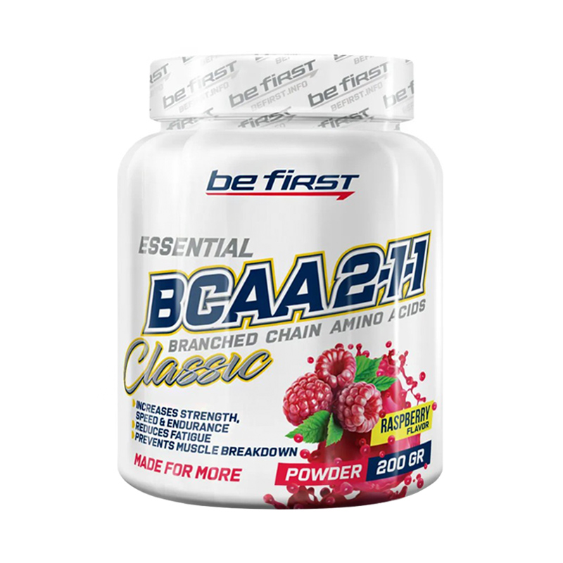 Be First BCAA 2:1:1 Classic Малина 200 г