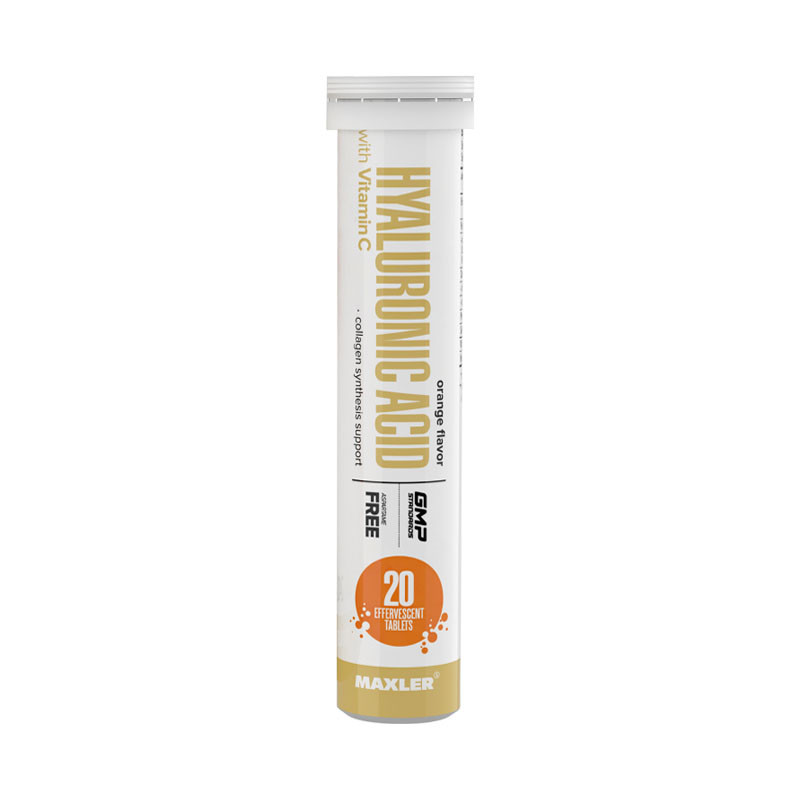 Maxler Hyaluronic Acid with Vitamin C Апельсин 20 таблеток