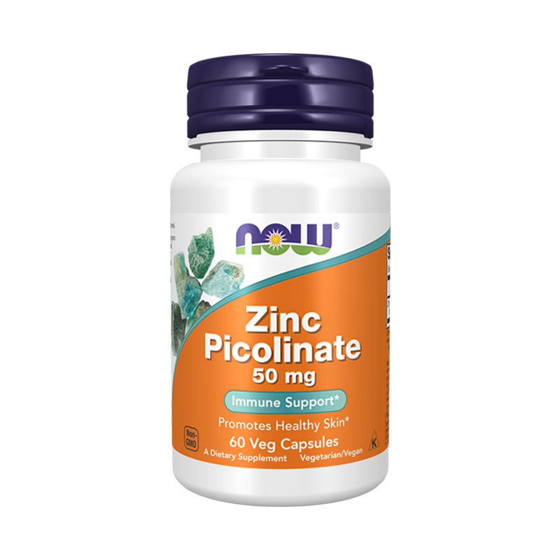 NOW Zinc Picolinate 50 mg 60 капсул