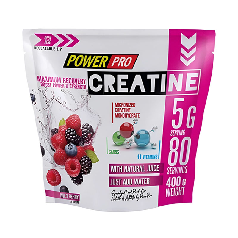 Power Pro Creatine Maximum Recovery Дикая ягода 400 г