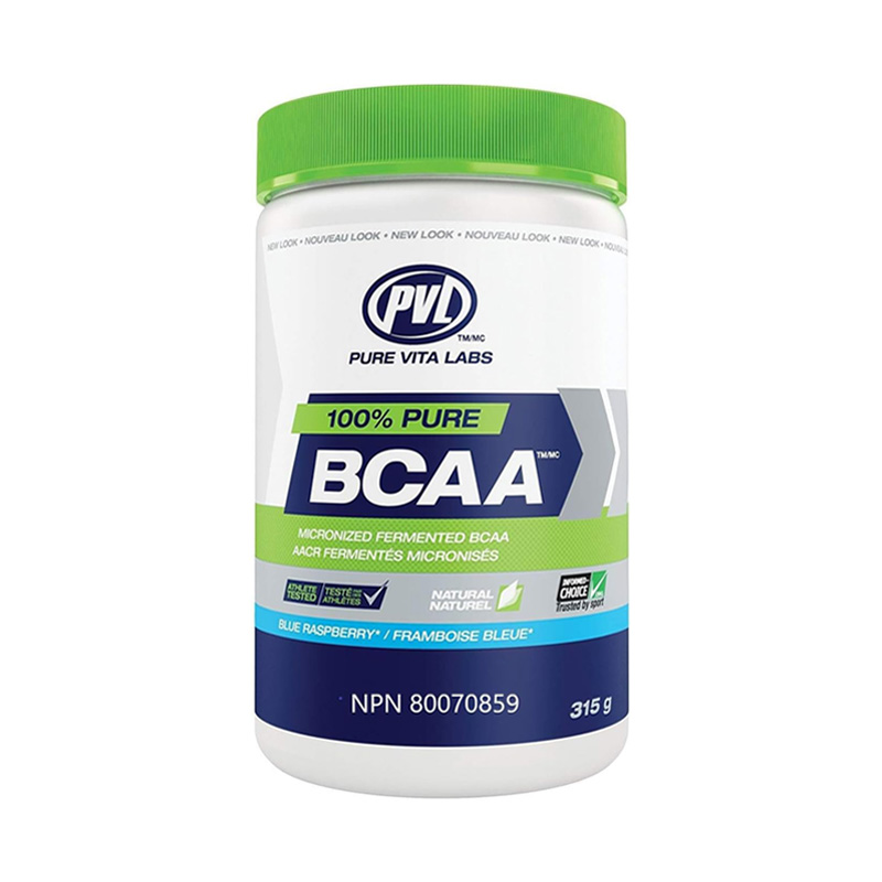PVL 100% Pure BCAA Голубая малина 315 г