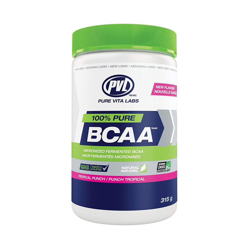 PVL 100% Pure BCAA Тропический пунш 315 г