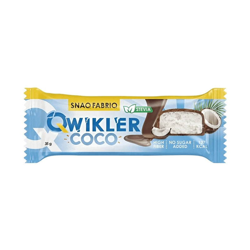 Snaq Fabriq Батончик Qwikler Кокосовый 35 г