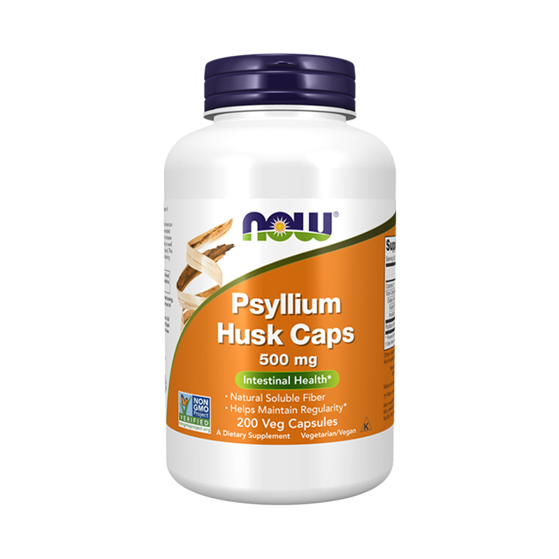 NOW Psyllium Husk 500 mg 200 капсул