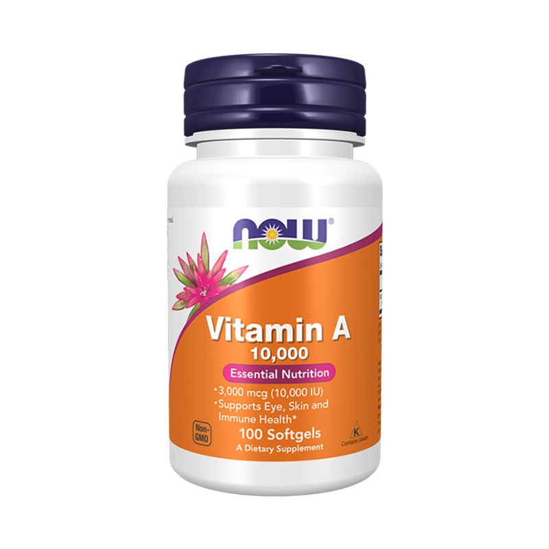 NOW Vitamin A 10000 IU 100 капсул
