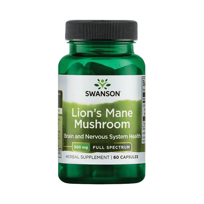 Swanson Lion's Mane Mushroom 60 капсул
