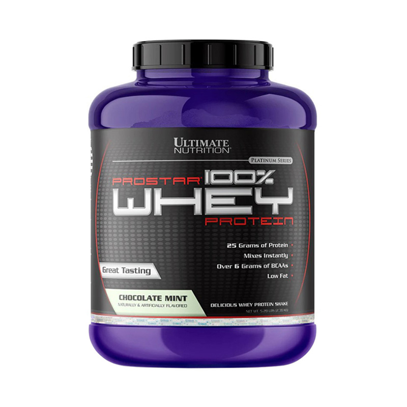 Ultimate Nutrition Prostar 100% Whey Protein Шоколад с ментолом 2390 г