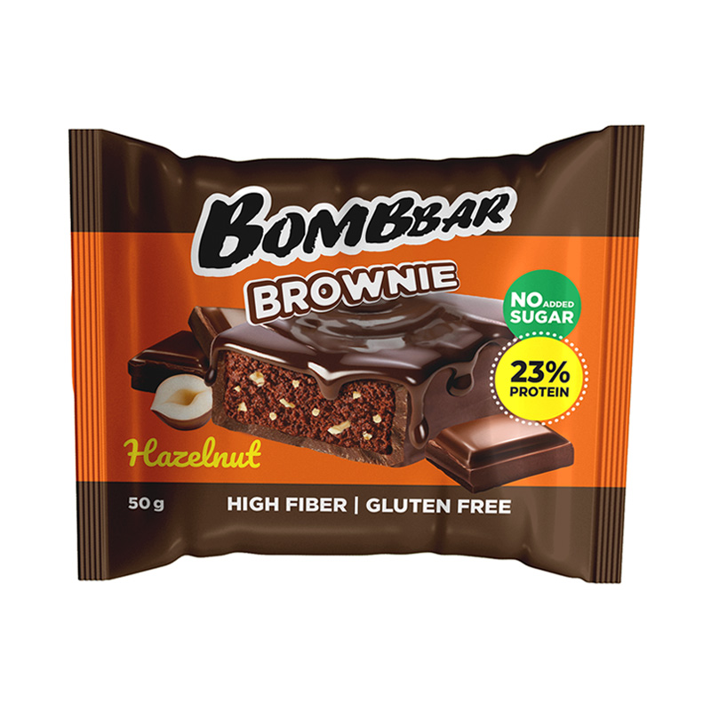 Bombbar Печенье Brownie Фундук 50 г
