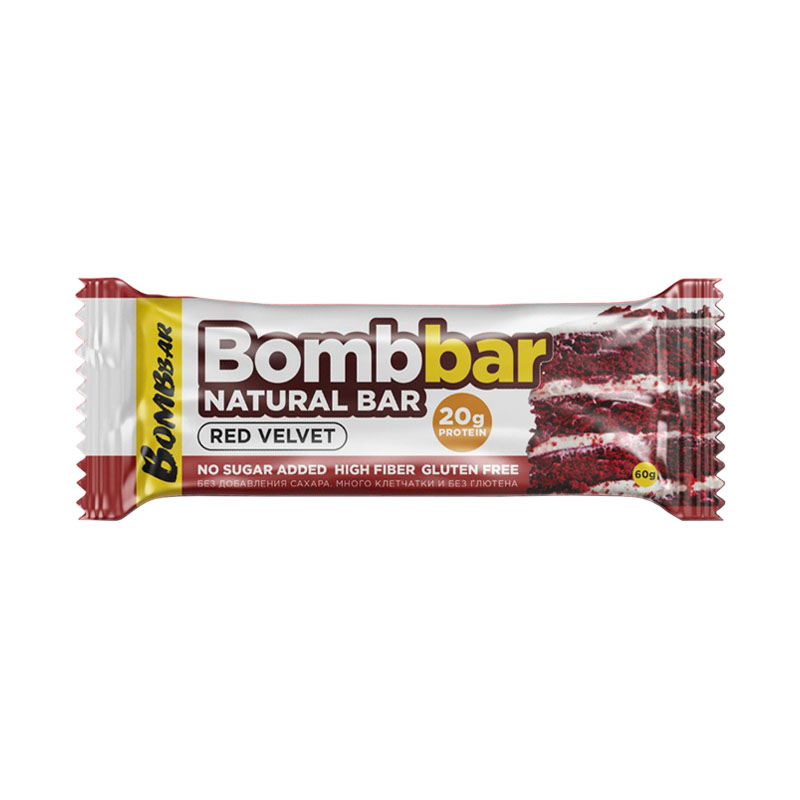 Bombbar Батончик Красный бархат 60 г