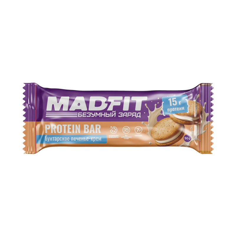 MAD FIT Pronein Bar Печенье-крем 50 г