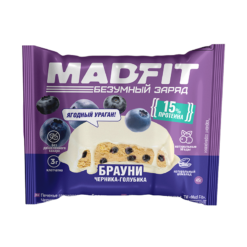 MAD FIT Печенье Брауни Черника-голубика 45 г