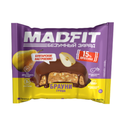 MAD FIT Печенье Брауни Груша 45 г