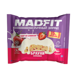 MAD FIT Печенье Брауни Клубника 45 г