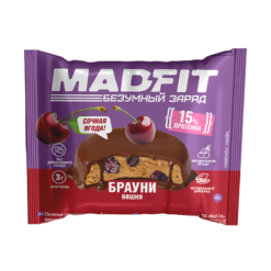 MAD FIT Печенье Брауни Вишня 45 г