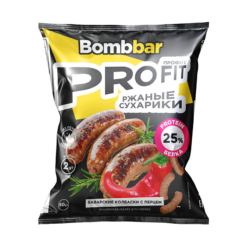 Bombbar Сухарики Profit Баварские колбаски с перцем 50 г